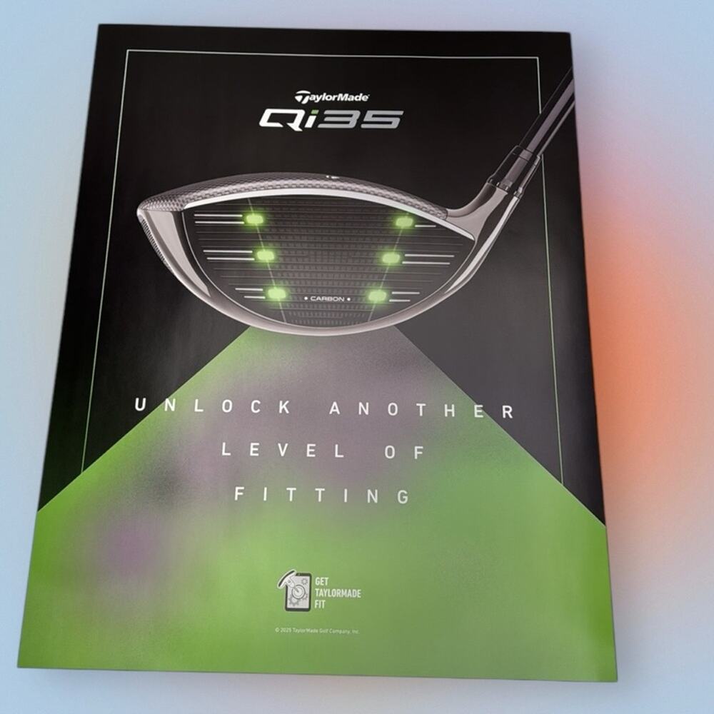 TaylorMade Qi35 Promotional Poster